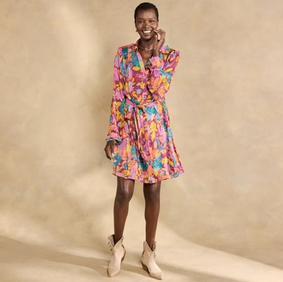 Sundance Cordova Dress Vibrant Boho Festival Midi Size XXL - Picture 3 of 15